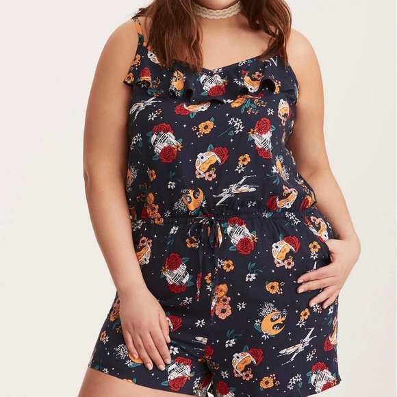 Torrid Her Universe Star Wars Romper 4 X - Picture 3 of 5